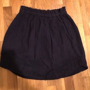 Xírena Navy Skirt With Pockets
